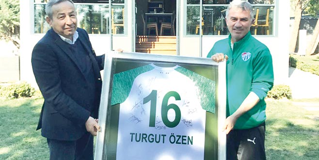 Turgut Özen’e teşekkür ettiler