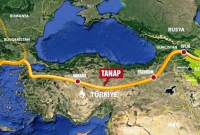 TANAP sınıra dayandı