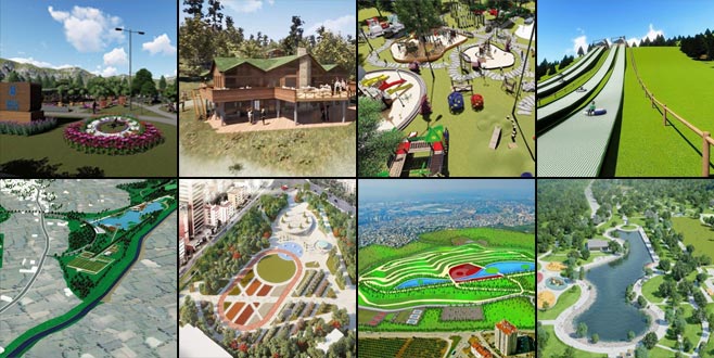 Bursa’ya 1500 dönümlük 8 yeni park Bursa’ya 1500 dönümlük 8 yeni park