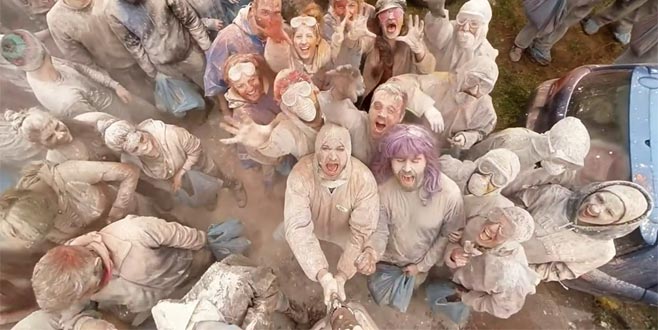 Komşuda 200 yıllık gelenek: Un savaşı