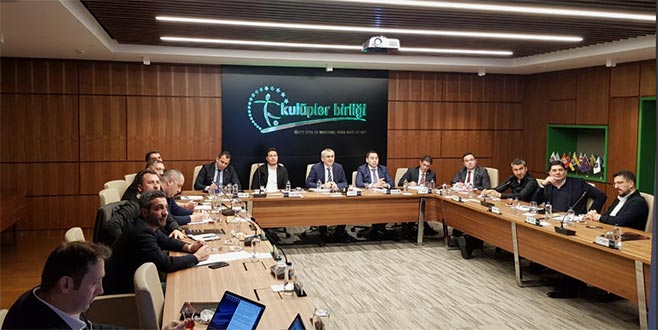 Kulüpler Birliği Vakfı toplandı Kulüpler Birliği Vakfı toplandı