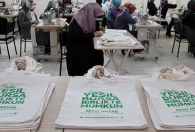 Yerel seçimin promosyonu ‘bez çanta’ oldu