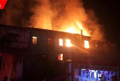 İki ev alev alev yandı!