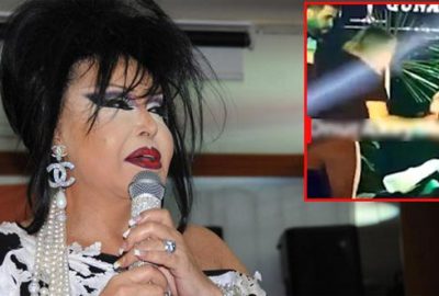 ‘Ben iki kere sahnede vuruldum’ diyen Bülent Ersoy, dinleyicisine mikrofonla vurdu