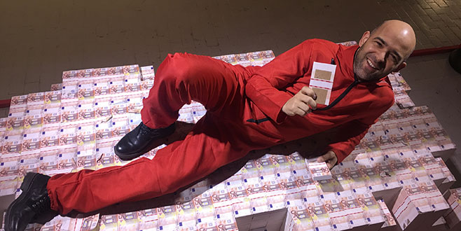 Murat Evgin’den La Casa De Papel pozu Murat Evgin’den La Casa De Papel pozu