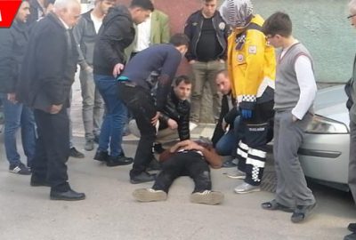 Otomobil ile şarjlı bisiklet çarpıştı: 1 yaralı