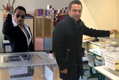 Ünlü isimler sandık başında! İşte ilk görüntüler