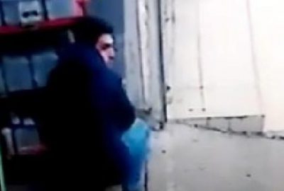 Akü hırsızlığı kamerada