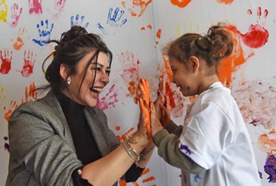 Otistik çocuklarla bir arada