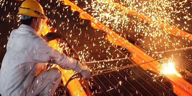 Ham çelik üretimi yüzde 16 düştü
