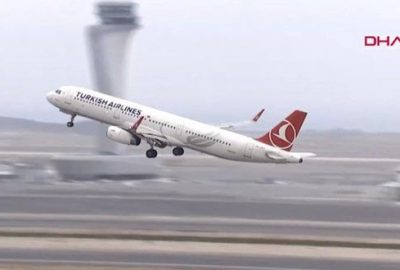 Taşınma sonrası İstanbul Havalimanı’ndan ilk uçak havalandı