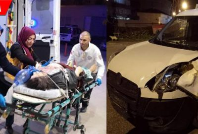 Kamyonetin çarptığı kadın öldü