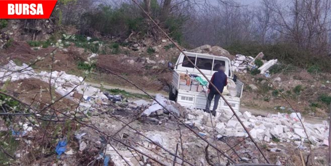 Boş alana moloz döken kişiye 10 bin lira ceza