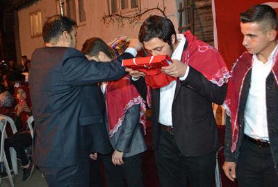 5 genç için asker uğurlama töreni