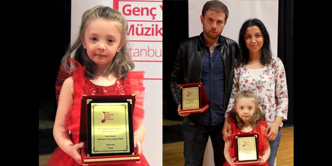 4 yaşında ödül aldı