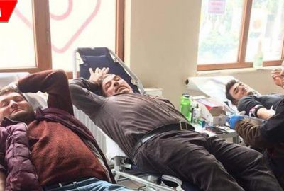 Kan vermek için yarıştılar