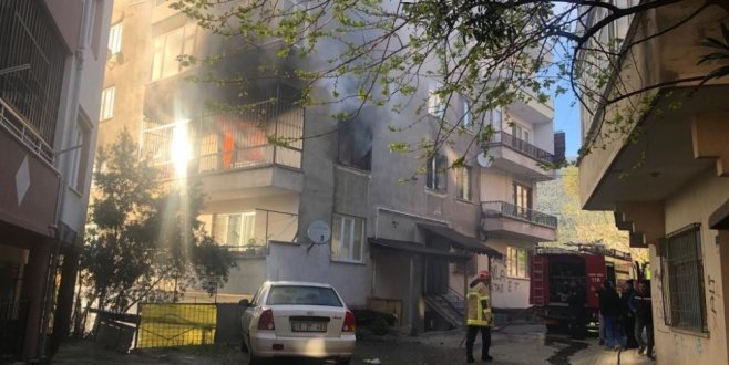 Mangal yakmak isterken evi yaktı