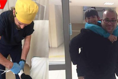 Hedefi şaşırınca hastanelik oldu