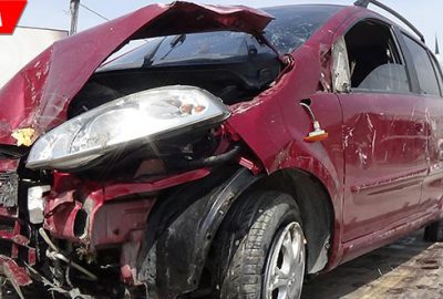 Üst geçit yerine ana yolu kullandı! Canından oluyordu