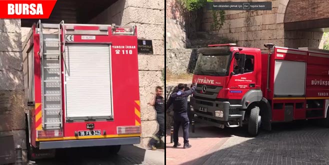 ‘Alev savaşçıları’na dar sokaklar geçit vermeyince…