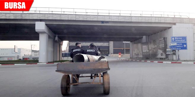 Bekçiler hırsızlık yapan zanlıyı suçüstü yakaladı