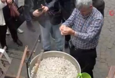 Tarihi hana tezgah kurdular! Görenler hayran kalıyor