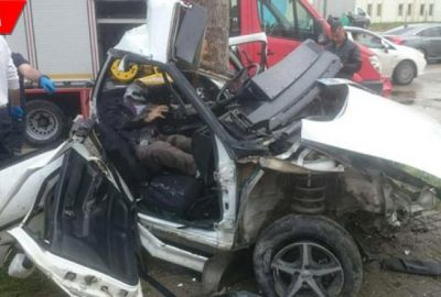 Korkunç kaza güvenlik kamerasına böyle yansıdı