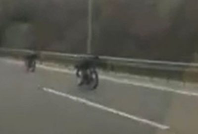 Ölümüne yarış! İşte o anlar…