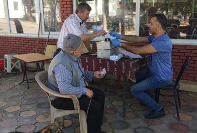 Köpeklere kuduz aşısı yapıldı