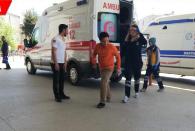 Başı boş köpeklerin saldırısına uğradı