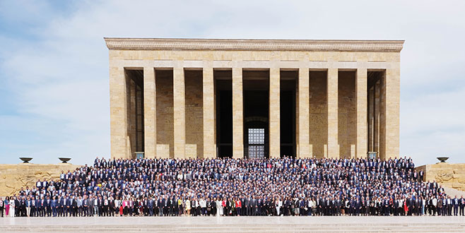 TOBB heyeti Anıtkabir’de