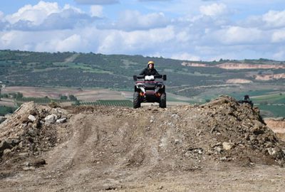 Motocross pistinin yapımı başladı