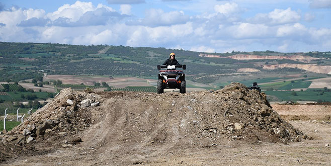 Motocross pistinin yapımı başladı