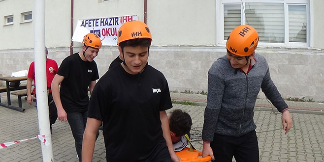 Lisede nefes kesen tatbikat