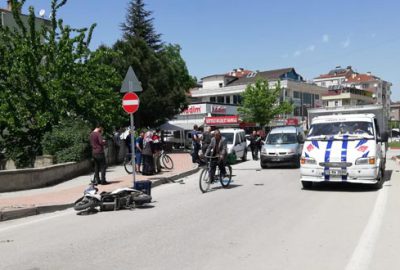 İnegöl’de trafik kazası: 1 yaralı