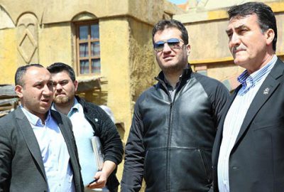 Başkan Dündar Diriliş setinde 