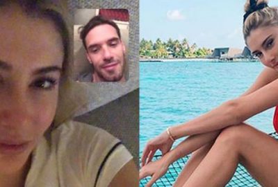 Sevgilisiyle böyle hasret giderdi