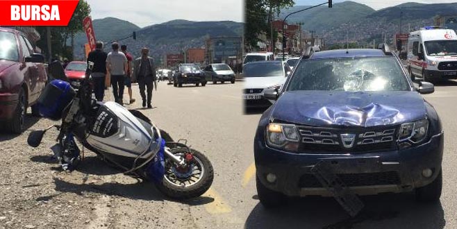 Otomobil motosiklete çarptı: 1 ölü