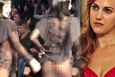 Hatice’den sonra Meryem’de kalçasını açarak poz verdi!