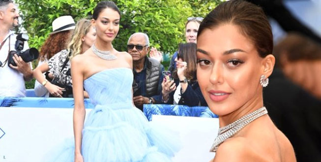 Güzel oyuncu Cannes’te servet taşıdı!