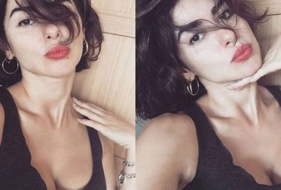 Mini elbiseli cesur pozuyla takipçilerini büyüledi!