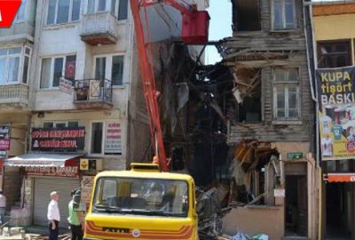 Yıkılan ev ‘tarih’ fışkırdı