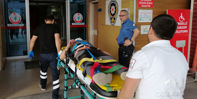 İnegöl’de trafik kazası: 1 yaralı