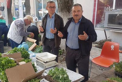 Keles’te dualarla açılan pazar