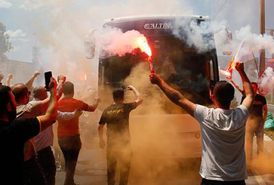 Göztepe’yi taraftarı uğurladı
