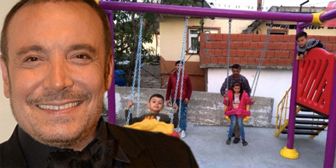 Çocuk parkını yıkan eski muhtarın köyüne yeni park yaptırdı