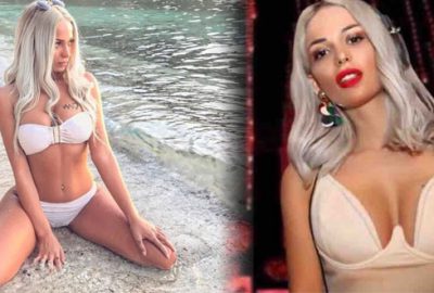 Cesur pozlarıyla gündem olan Merve’den umre sonrası şaşırtan hamle!