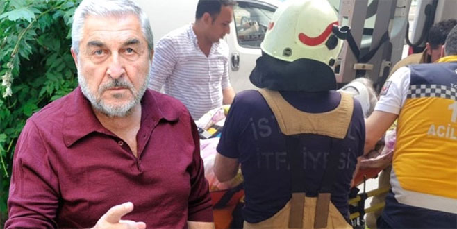 Usta oyuncuya korkutan haber! İtfaiye ekipleri kurtardı