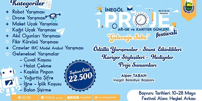 İnegöl festivale hazırlanıyor