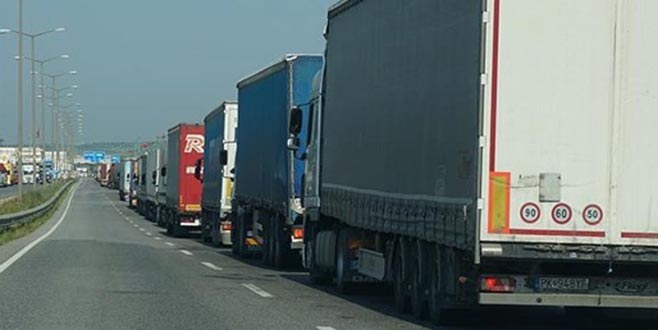 TIR kuyruklarını azaltacak takip sistemi geliyor